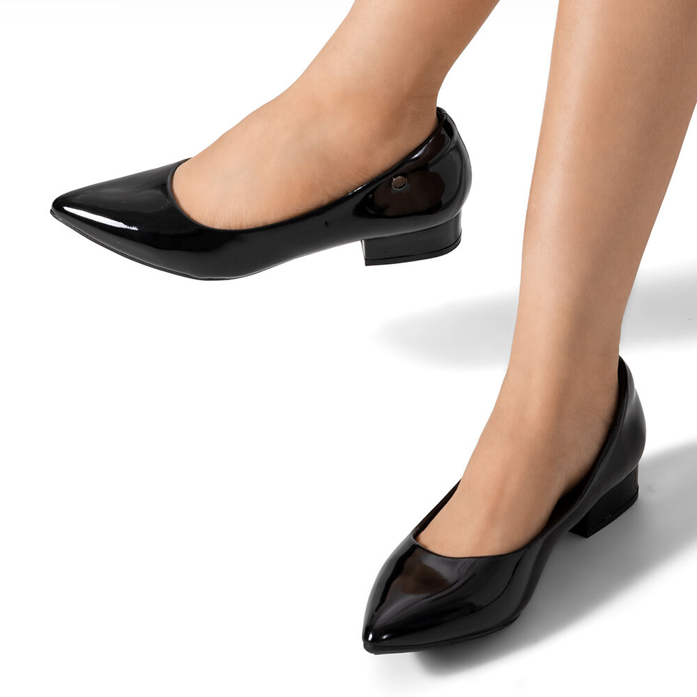 Zapato De Taco Puntiagudo Charol Mujer Weide Tfa319 image number 2.0