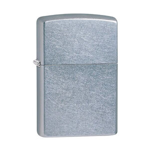 Encendedor Zippo Lighter Street Chrome Plateado Zp207