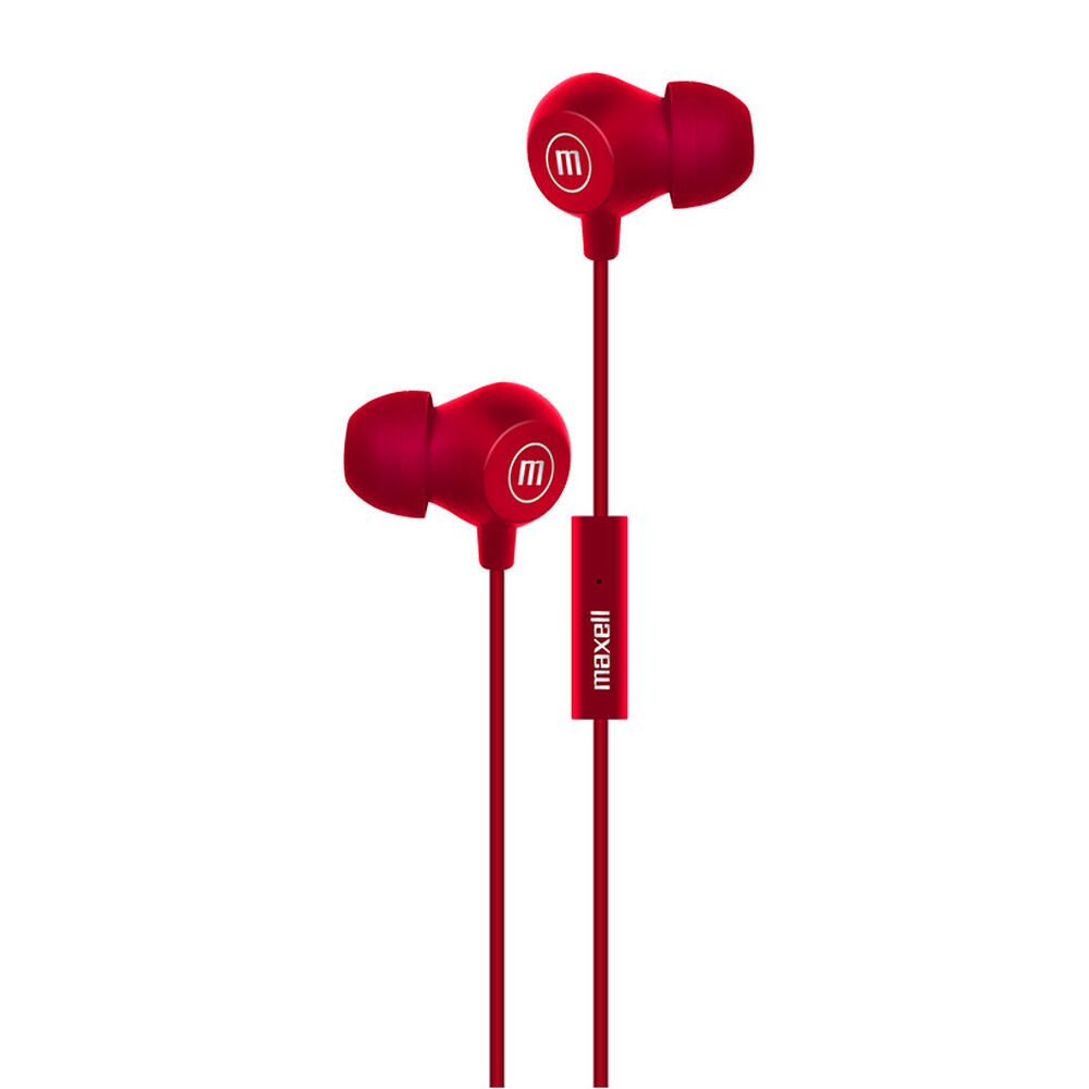 Audífonos Maxell In-bax Con Micrófono In Ear 3.5mm Rojo image number 0.0