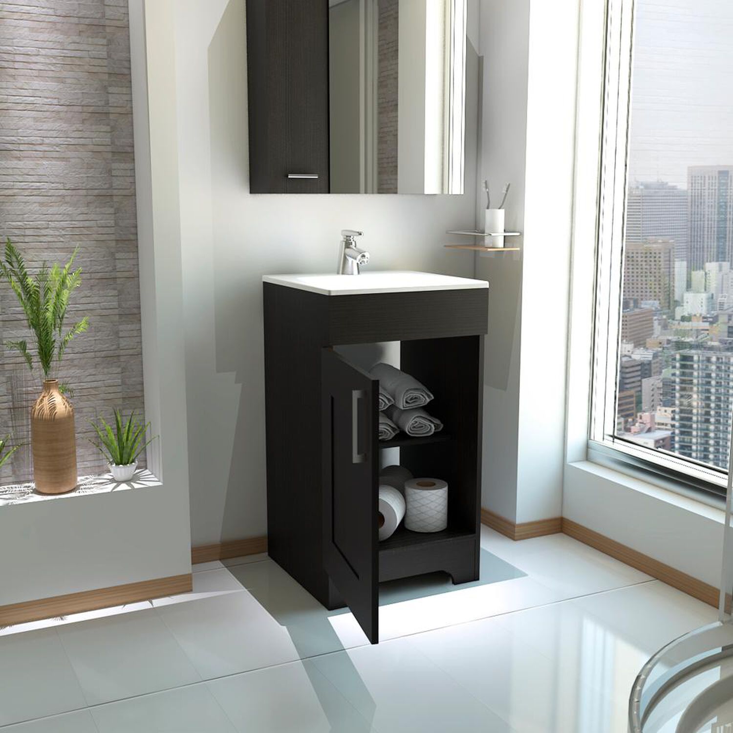 Mueble De Ba&ntilde;o Tuhome Barcelona 2/ 1 Puerta image number 1.0