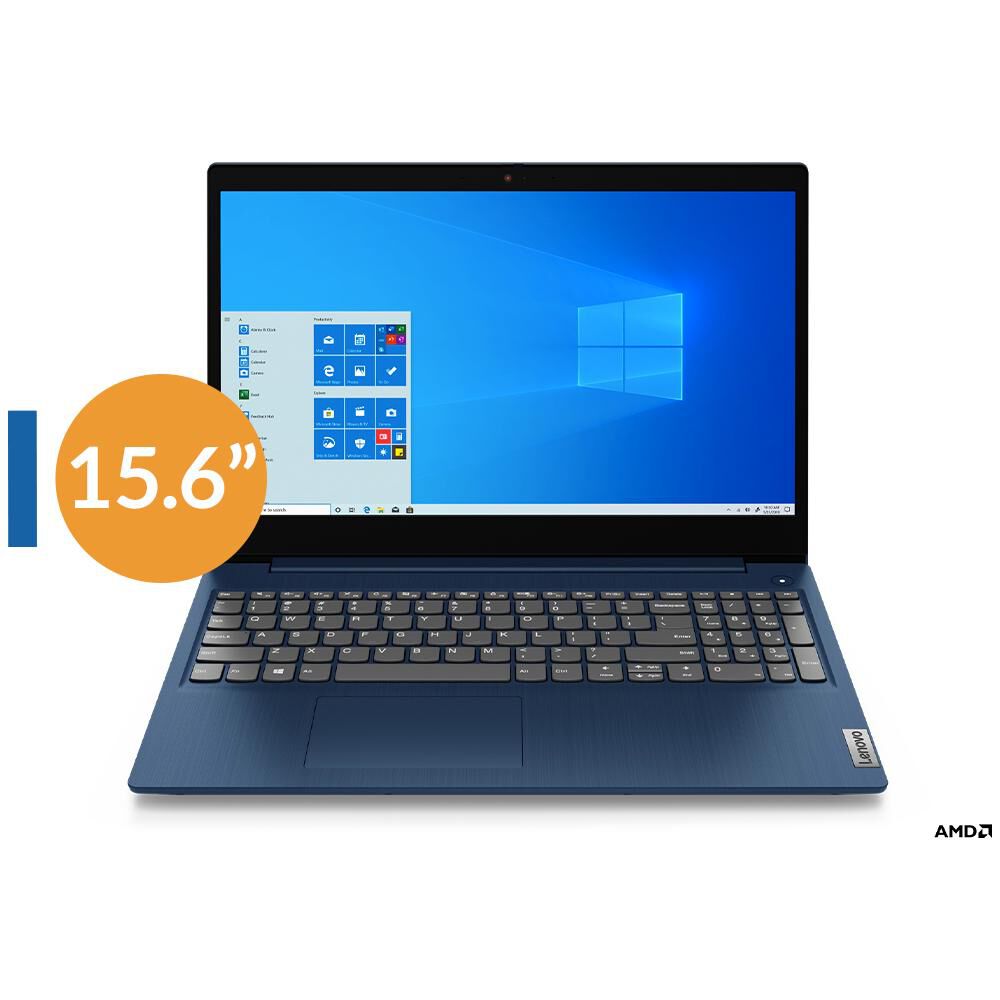 Notebook 15.6" Lenovo Ideapad 3 / AMD Ryzen 3 / 12 GB RAM / Integrated AMD Radeon Graphics / 1 TB+128 GB H&iacute;brido image number 0.0
