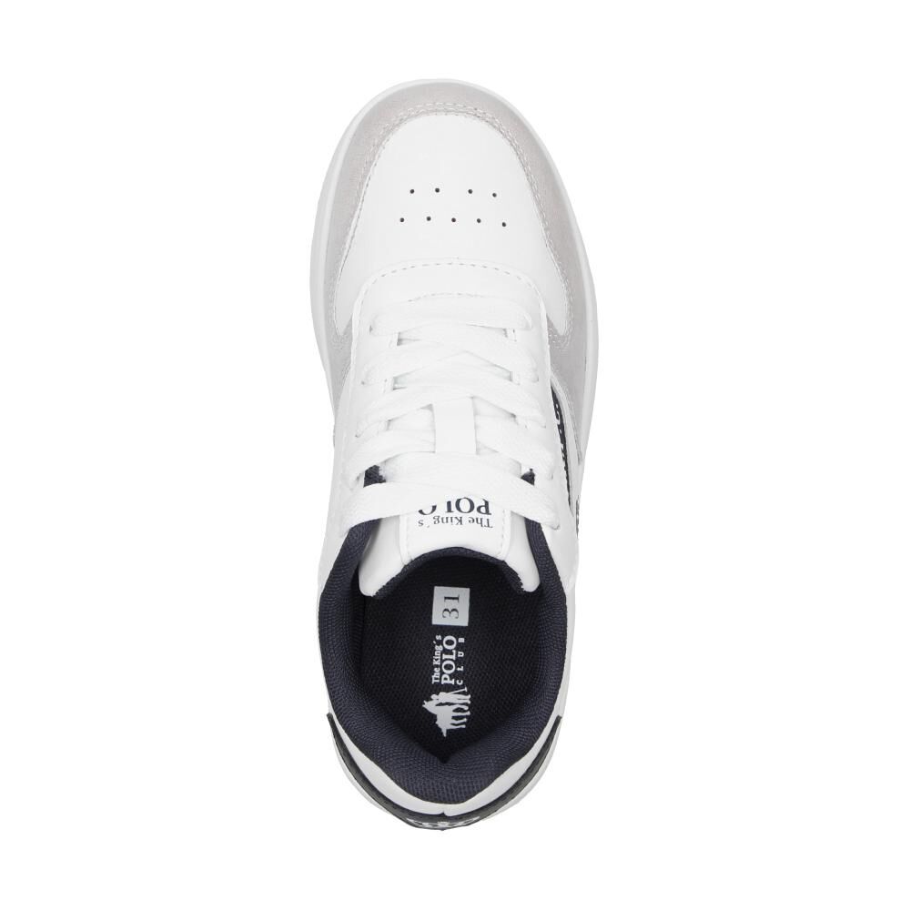 Zapatilla Infantil Niño The King's Polo Club White image number 4.0