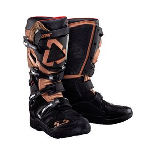 Botas Leatt 5.5 Flexlock Motociclismo Enduro Cobre