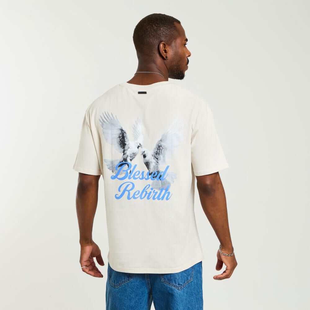 Polera Estampada Manga Corta Cuello Redondo Hombre Rolly Go image number 3.0