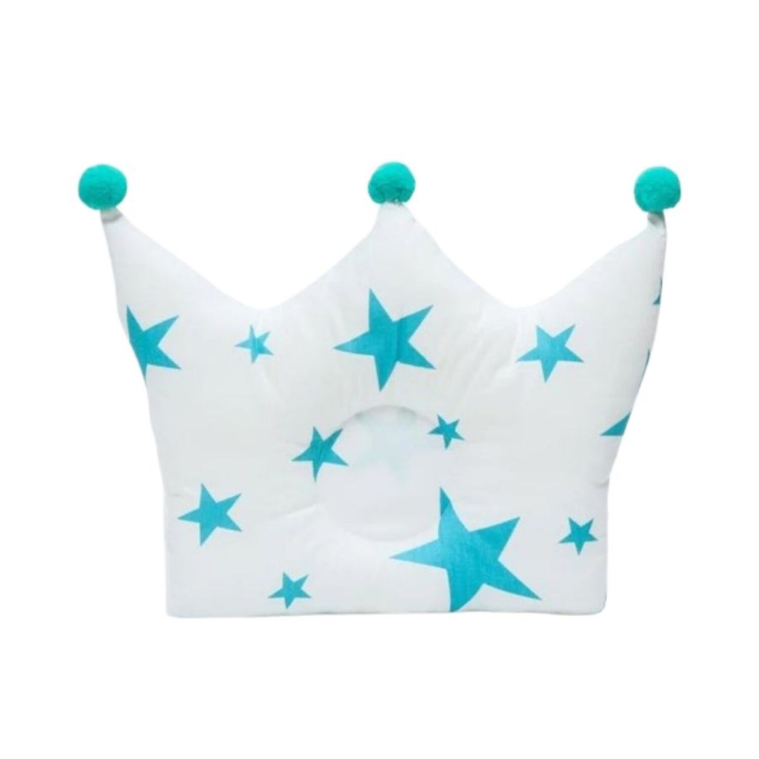 Almohada Coj&iacute;n Corona Con Relleno Algod&oacute;n Para Beb&eacute; Blanco image number 0.0