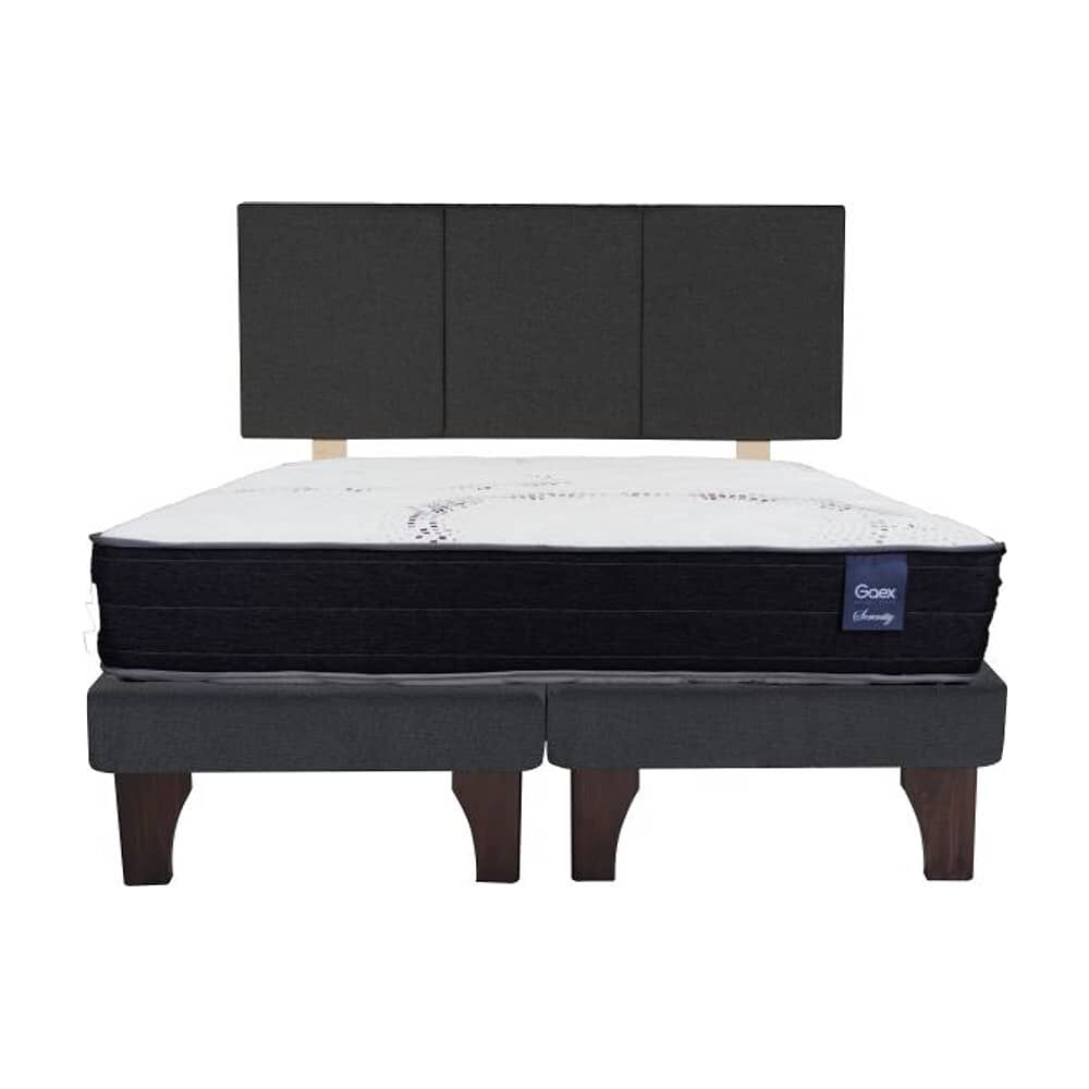 Cama Europea 2 Plazas 190 Respaldo Everest image number 3.0