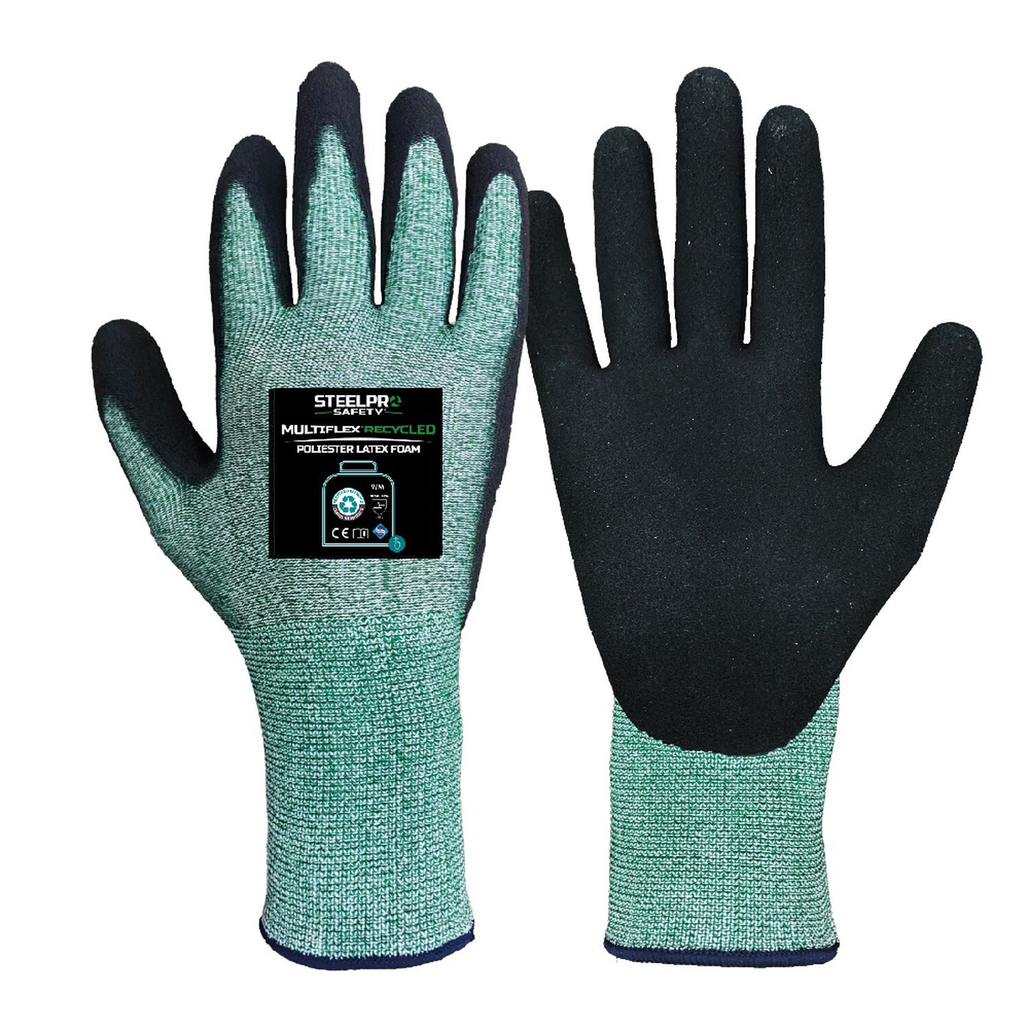 Guante Multiflex Recycled Poliester Latex Foam image number 0.0