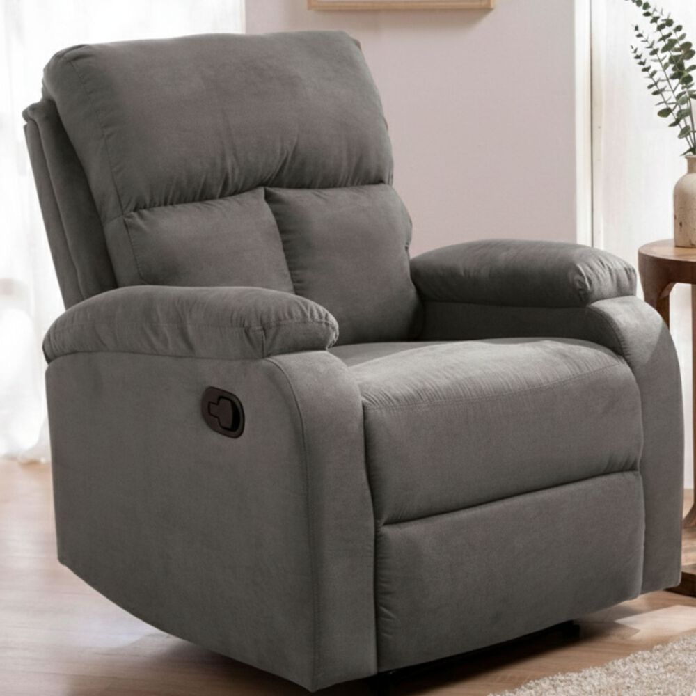 Berger Reclinable Moderno Matheus De Lino Gris image number 0.0