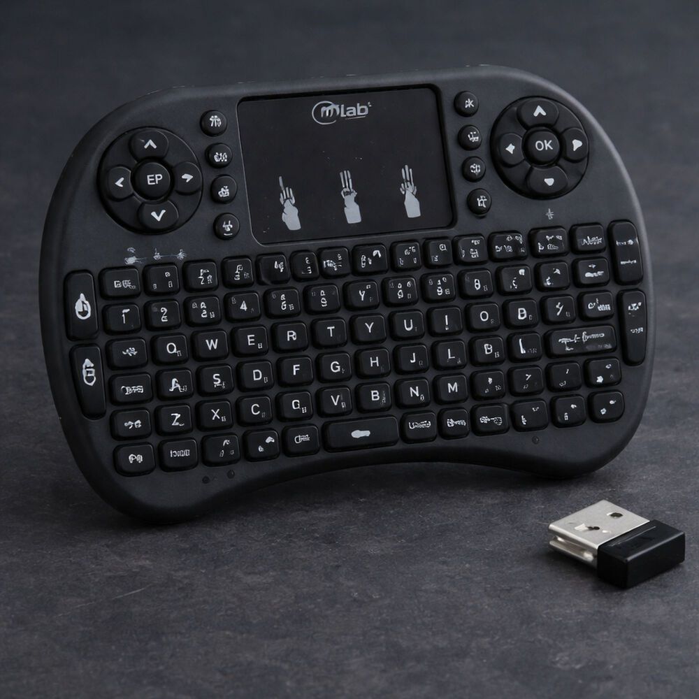 Teclado Mini Wireless Mlab Smart Tv Con Touch Pad Usb image number 2.0