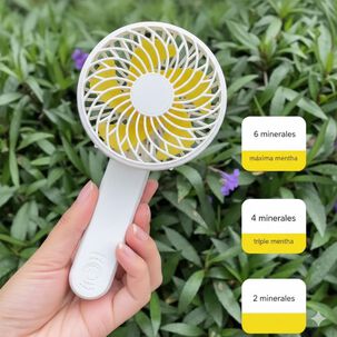 Mini Ventilador Portátil De Mano 3 Velocidades Recargable