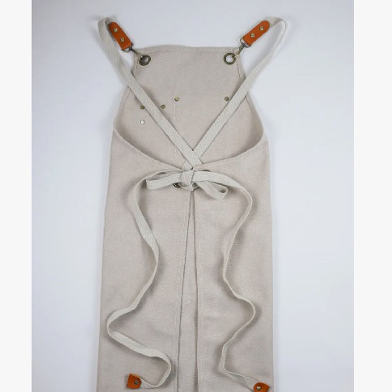 Pechera Delantal Barbacoa Beige image number 2.0
