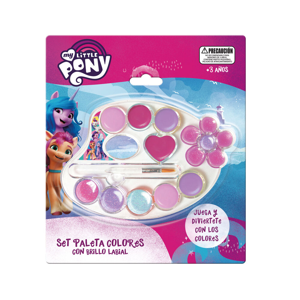 Set Paleta Colores Con Brillo Labial My Little Pony image number 0.0