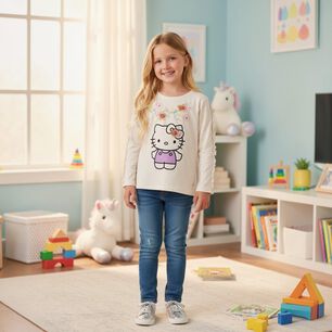Polera Ni&ntilde;a Hello Kitty