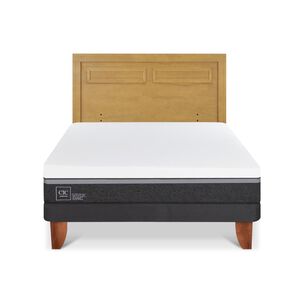 Cama Europea Cic Ortopedic Advance / 2 Plazas / Base Normal + Respaldo