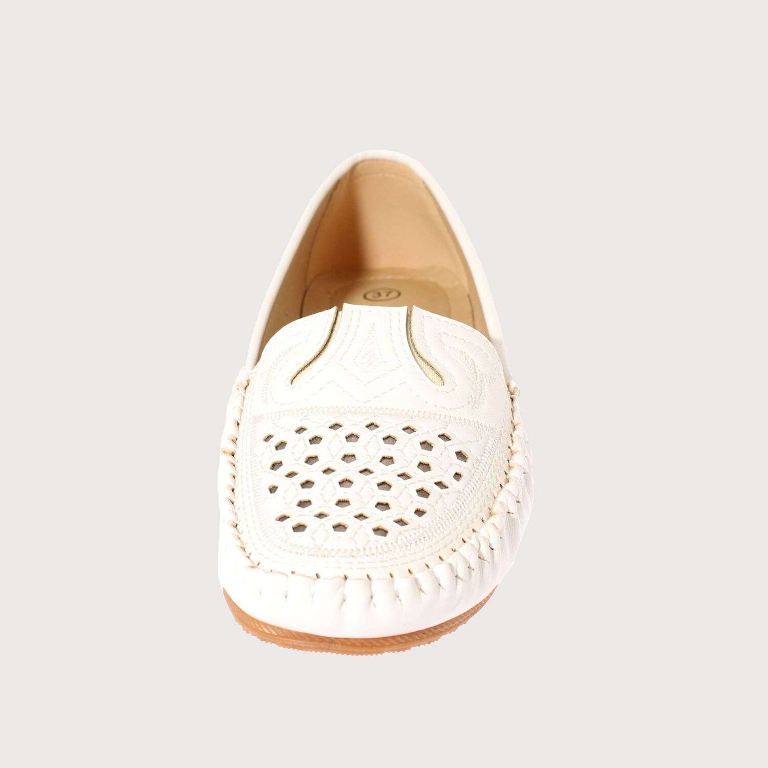 Mocas&iacute;n Blanco Marche Art. 5eh141white image number 2.0