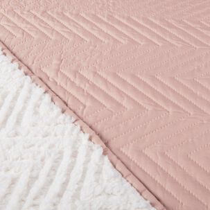 Quilt Sherpa Liso King Nude