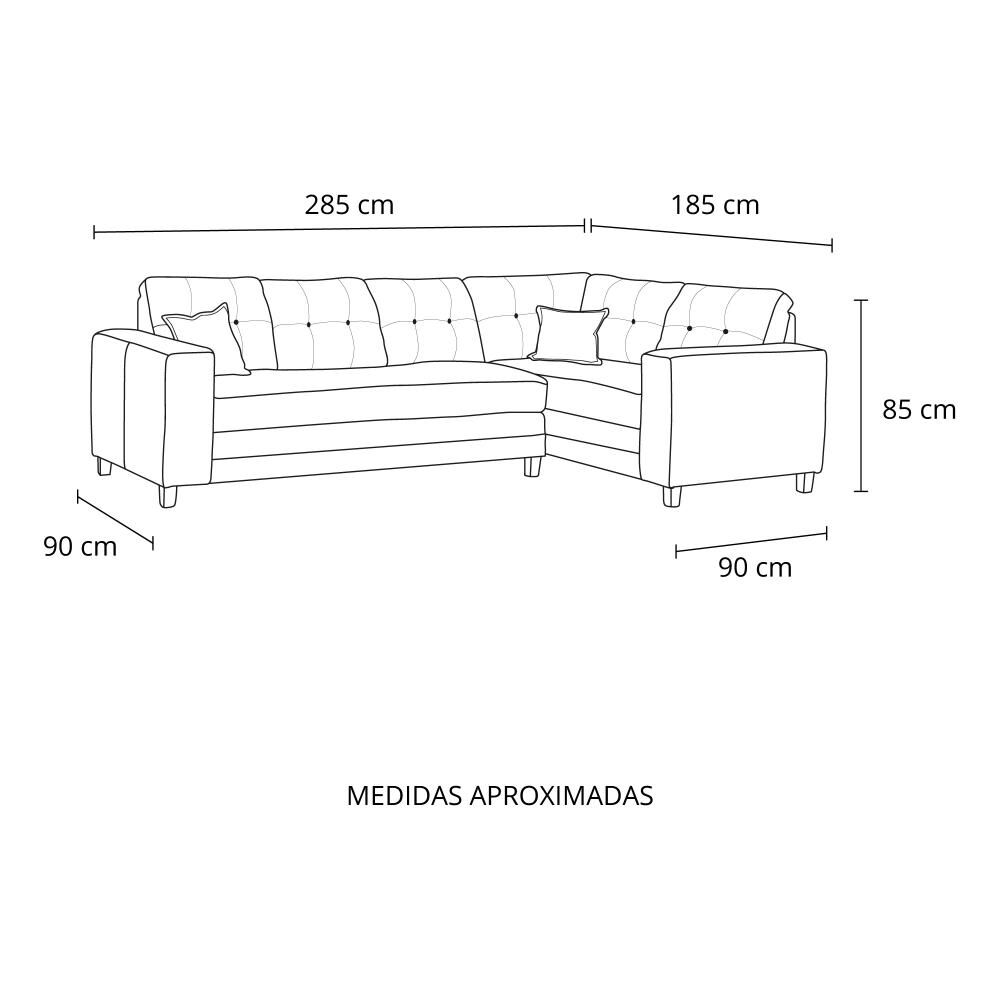 Sof&aacute; Seccional Living Factory New Dubai / 6 Cuerpos image number 1.0