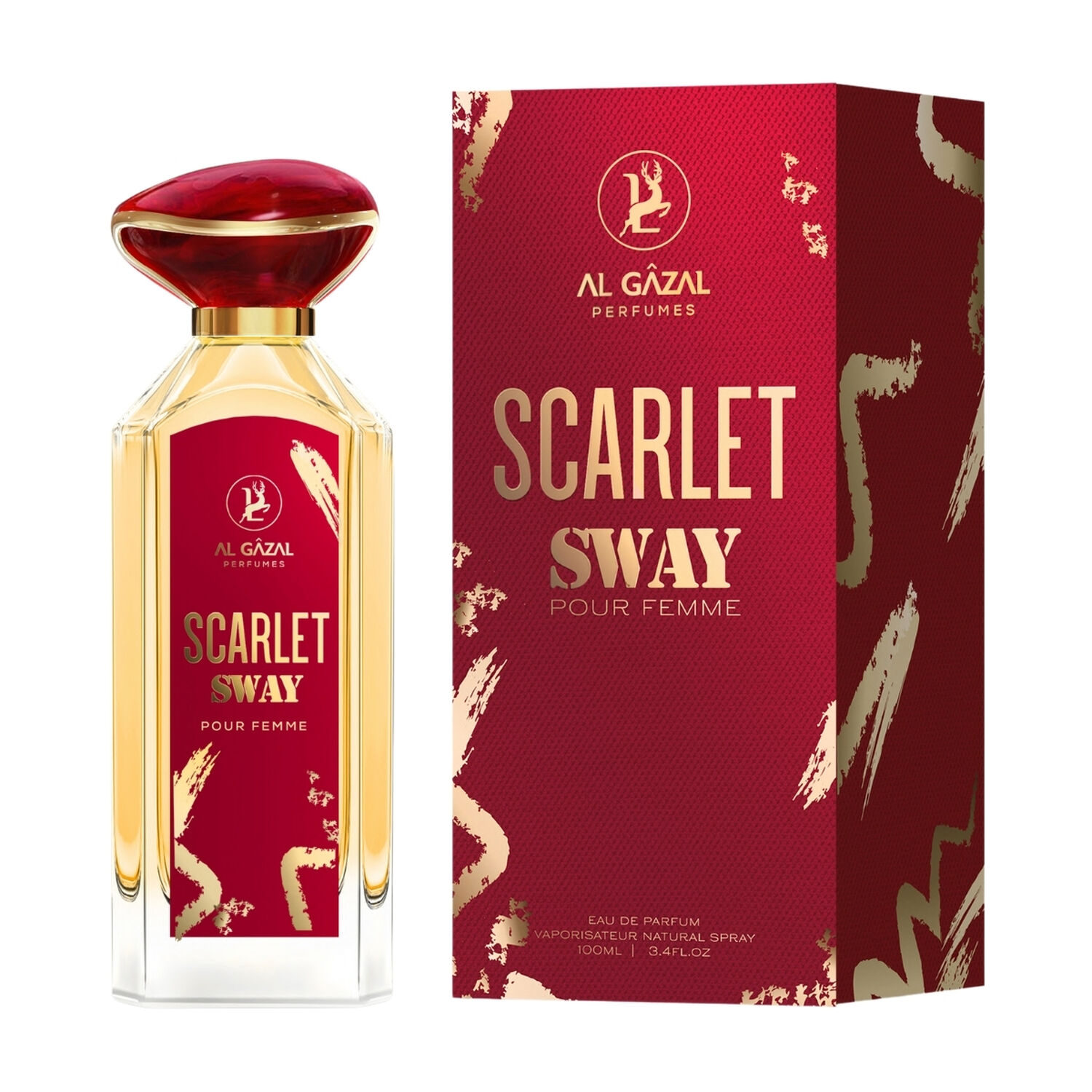 Al Gazal Scarlet Sway Pour Femme Edp 100 Ml image number 0.0