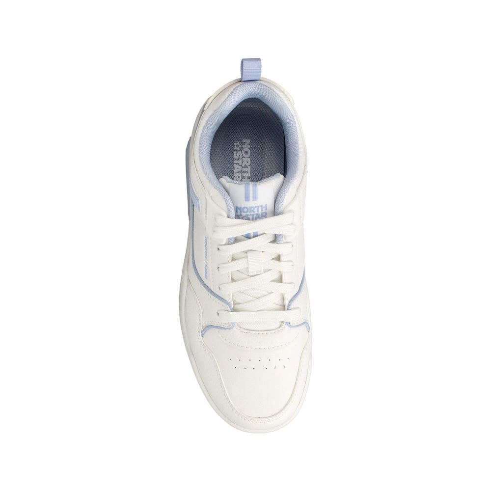 Zapatilla Mujer North Star Team Star Blanco-azul image number 3.0