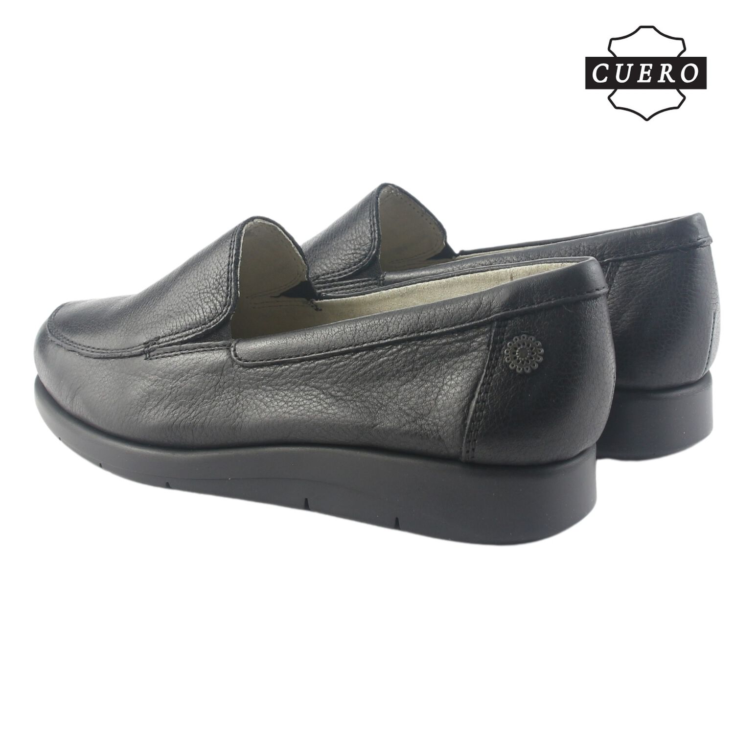 Mocasin De Cuero Chalada Mujer Cira-1 Negro Casual image number 6.0
