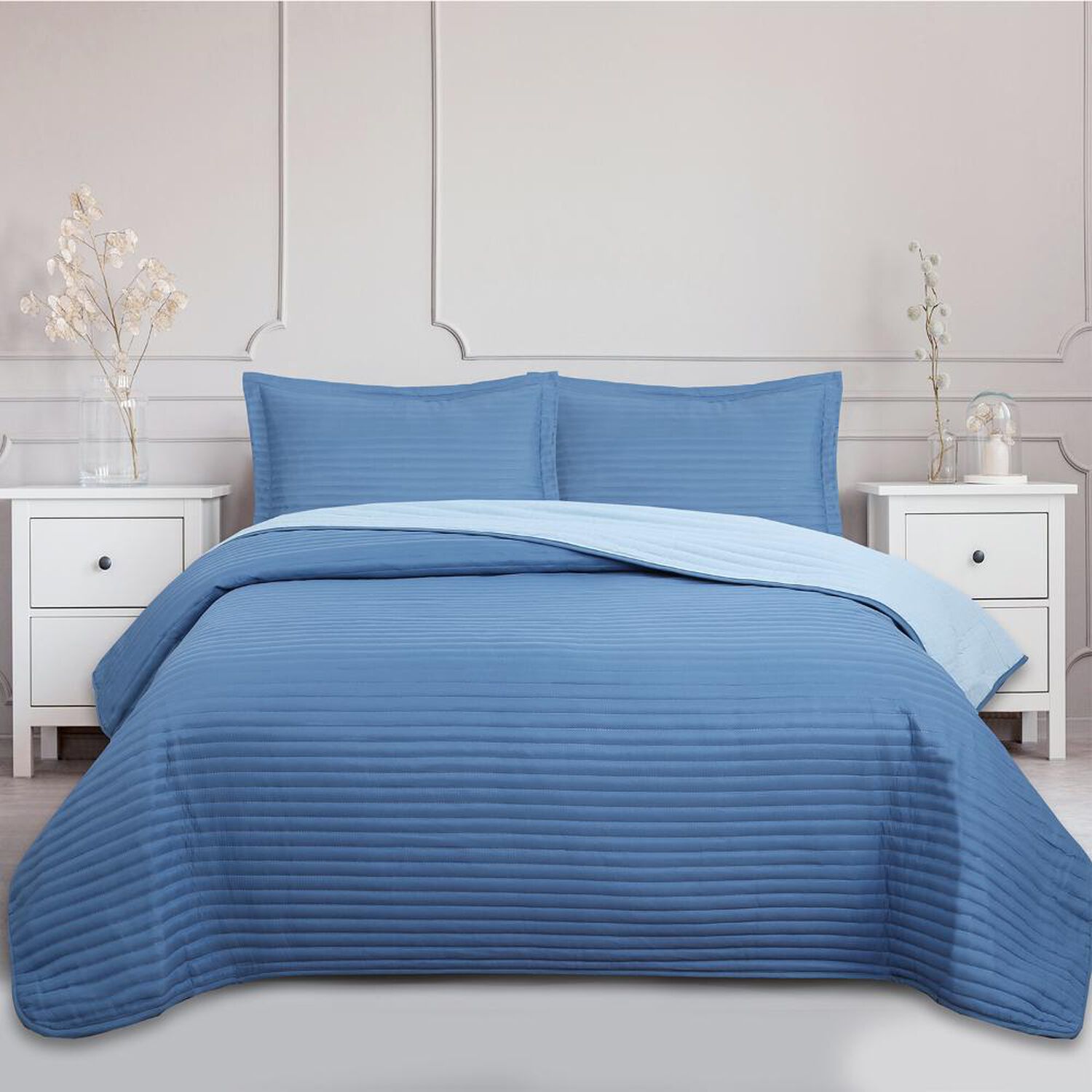 Quilt Andes Bicolor Azul image number 0.0