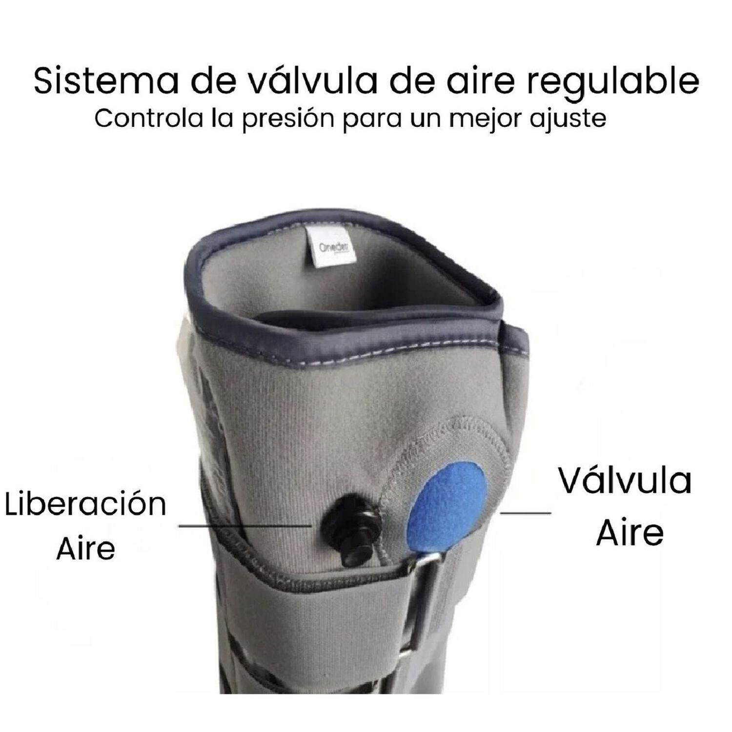 Bota Ortop&eacute;dica Larga Cam Walker Alta Para Pie Oneder Talla Xl image number 2.0
