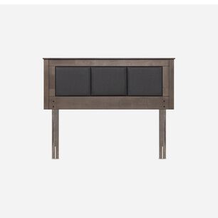 Cama Europea Rosen Ergo T New / 2 Plazas / Base Dividida  + Respaldo Rachel Gris