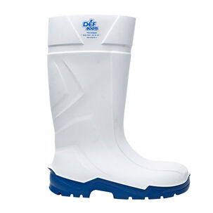 Bota Seguridad Defender Perfomance Pu Blanca Df 710