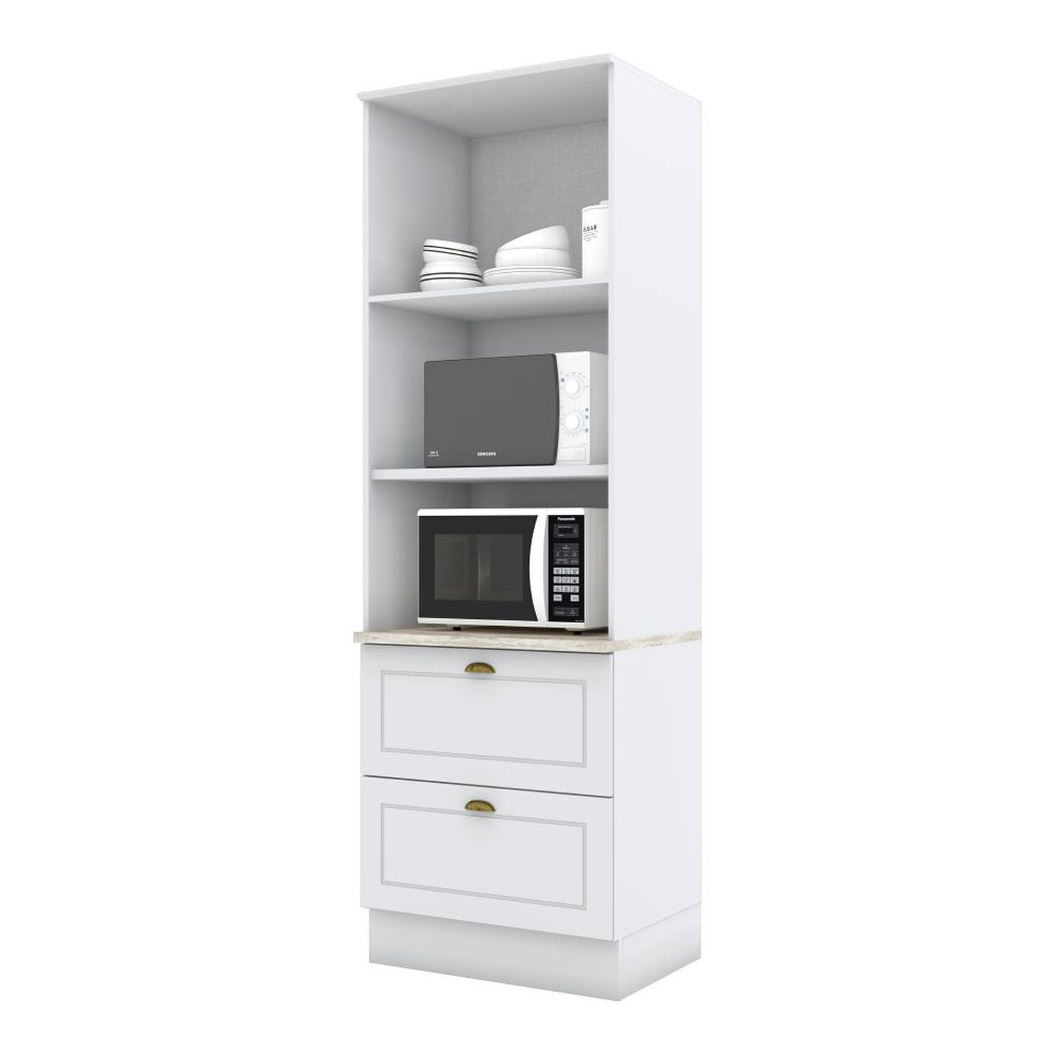 Mueble De Cocina Home Mobili Mueble Cocina Americana / 2 Puertas / 2 Cajones image number 1.0