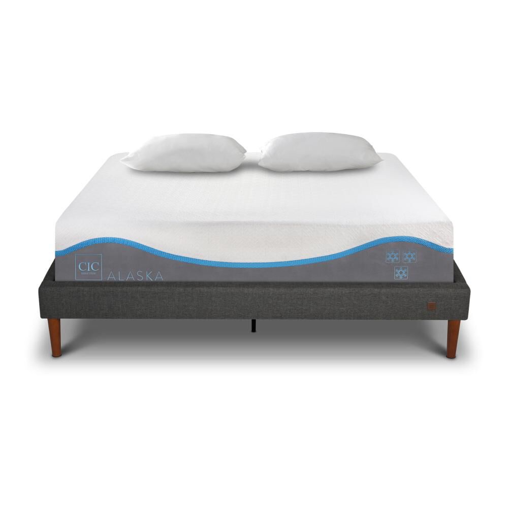 Cama Europea Cic Alaska / 2 Plazas / Base Normal + Almohadas image number 0.0
