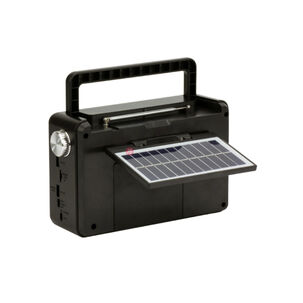 Radio Am/fm/sw Con Panel Solar, Usb Y Linterna Led - Ps