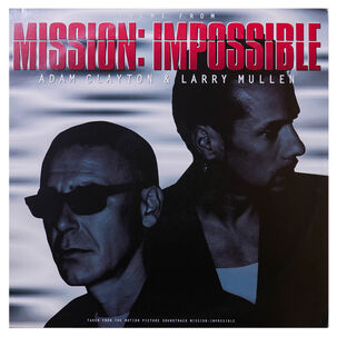 Adam Clayton & Larry Mullen - Mission Impossible | 12" Maxi Single Usado