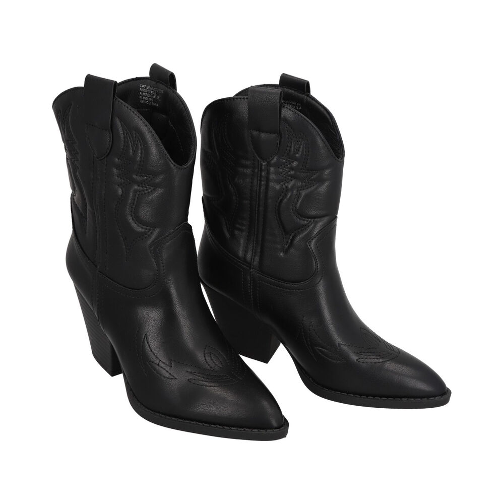 Bota Mujer Negro Texana Luxu Police image number 1.0