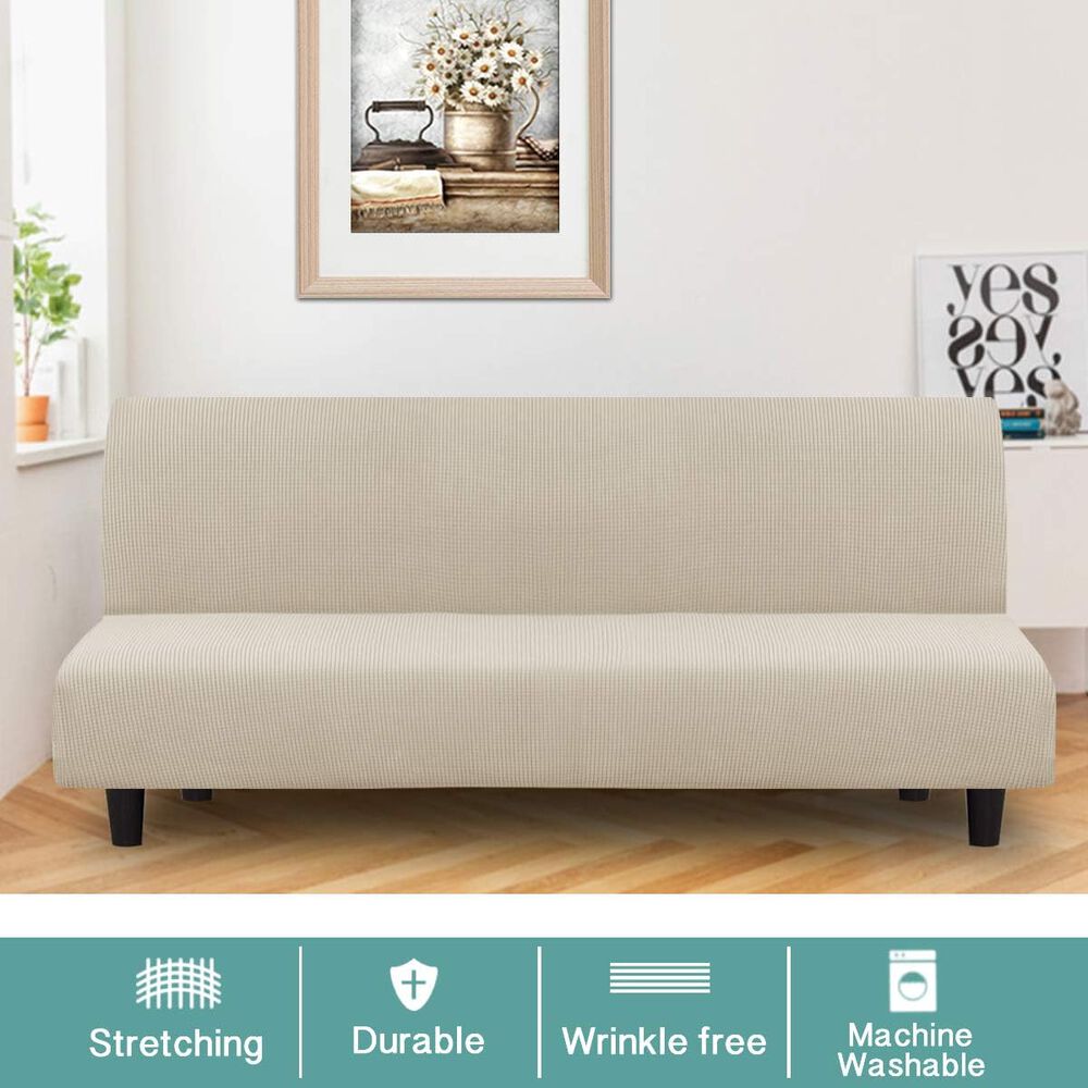 Funda De Futon Beige Cuadrille image number 1.0