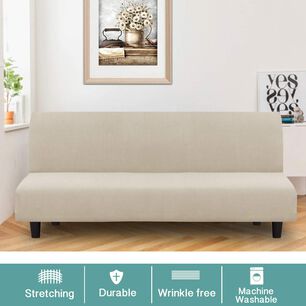Funda De Futon Beige Cuadrille