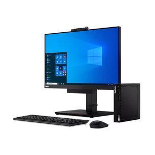 Kit Monitor + Mini Pc Lenovo M75q Gen 2 (ryzen 5 Pro 4650 16gb 1tb Ssd) + Teclado Y Mouse Reacondiconado Grado A