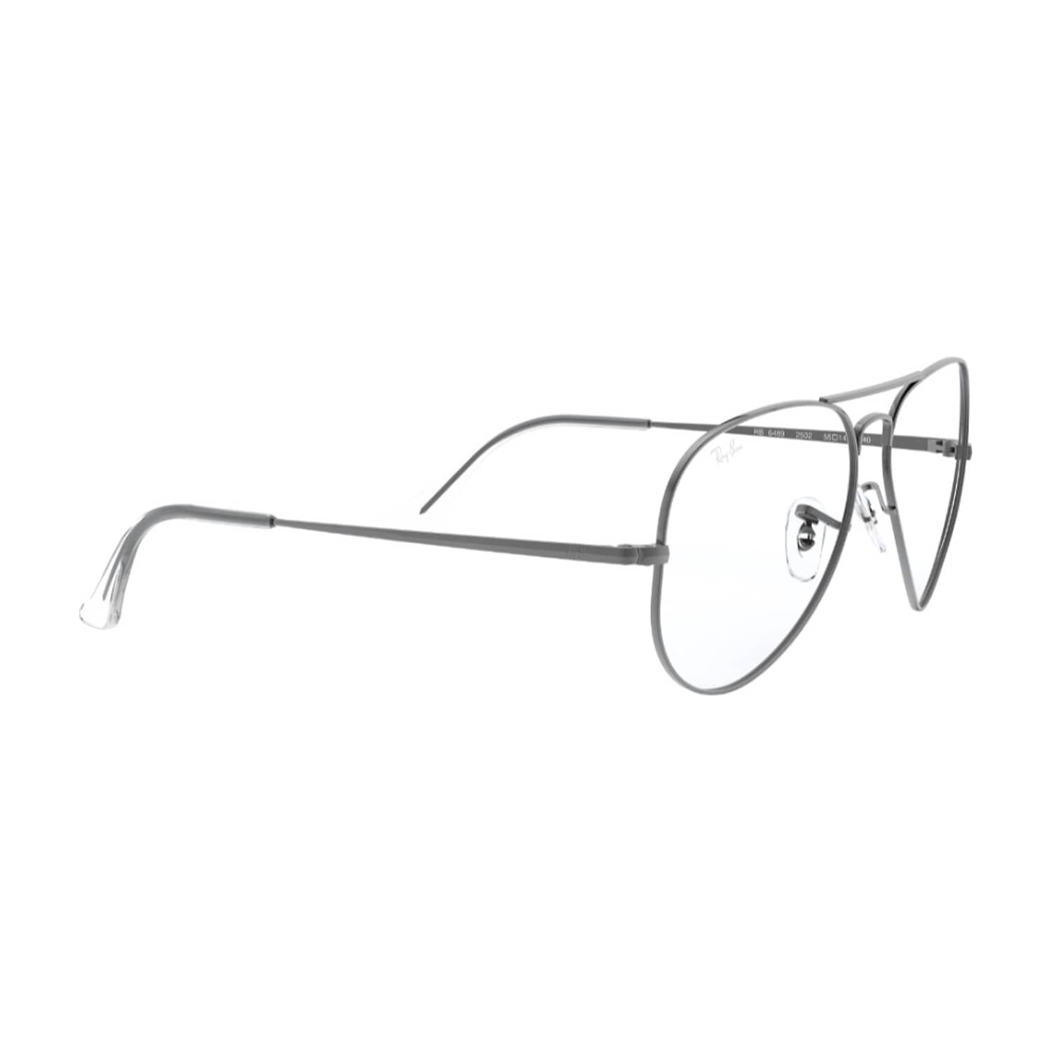 Lentes &Oacute;pticos Aviator Plateado Pulido Ray-ban Optical image number 10.0