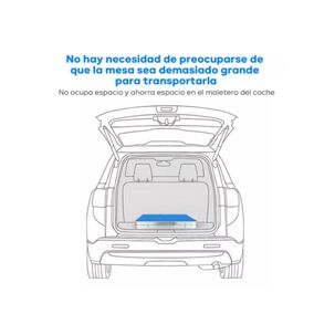 Mesa Plegable Portátil 4 Sillas De Aleación Aluminio Camping