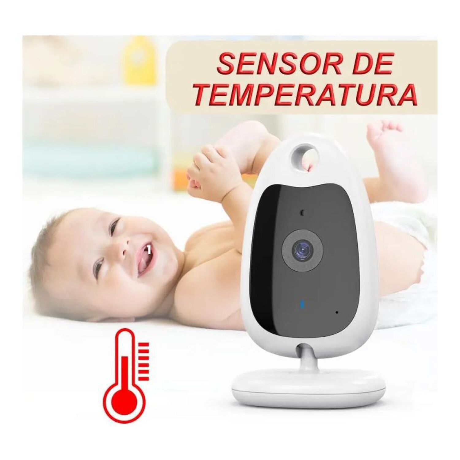 Monitor De Bebe Camara Video Vision Nocturna Audio Bidireccional image number 1.0