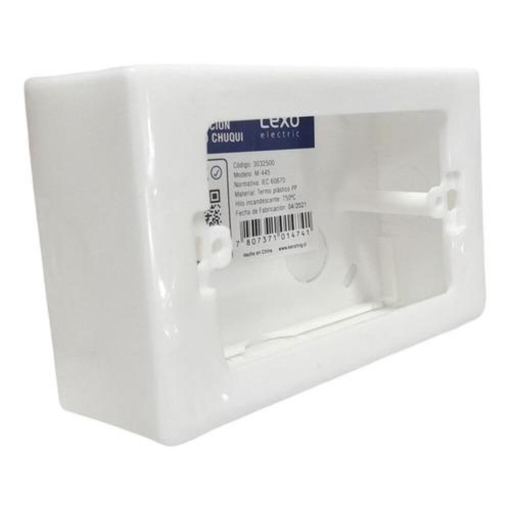 Caja Chuqui Pvc 125x80x45mm Termoplastico M-445 Lexo image number 1.0