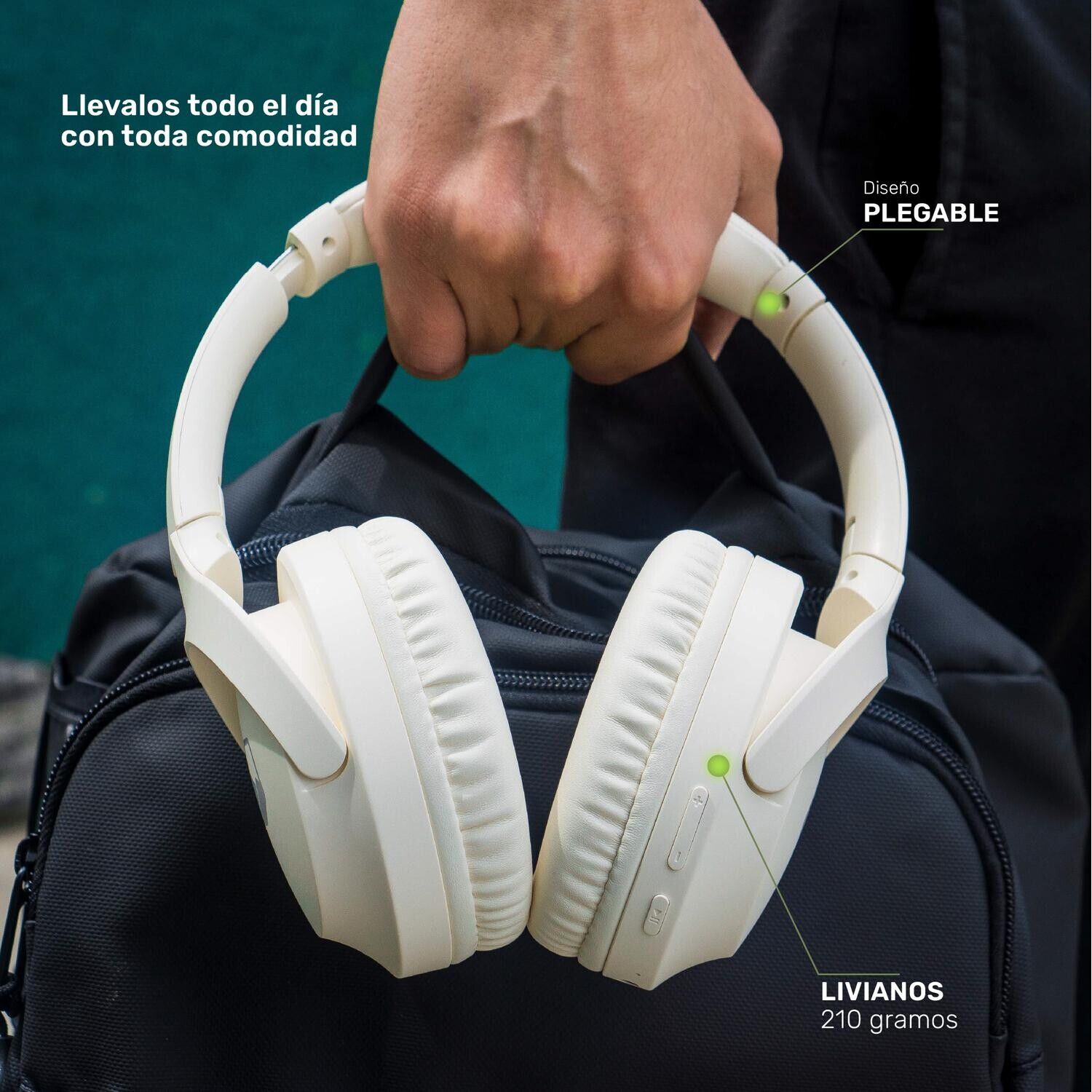 Audifonos Bluetooth Inalambricos Over Ear Wavepro image number 5.0