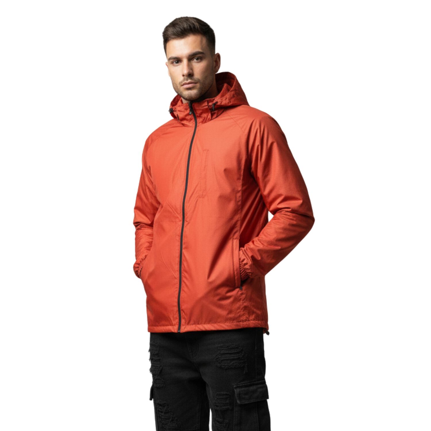 Chaqueta Cortaviento Impermeable Hombre image number 0.0