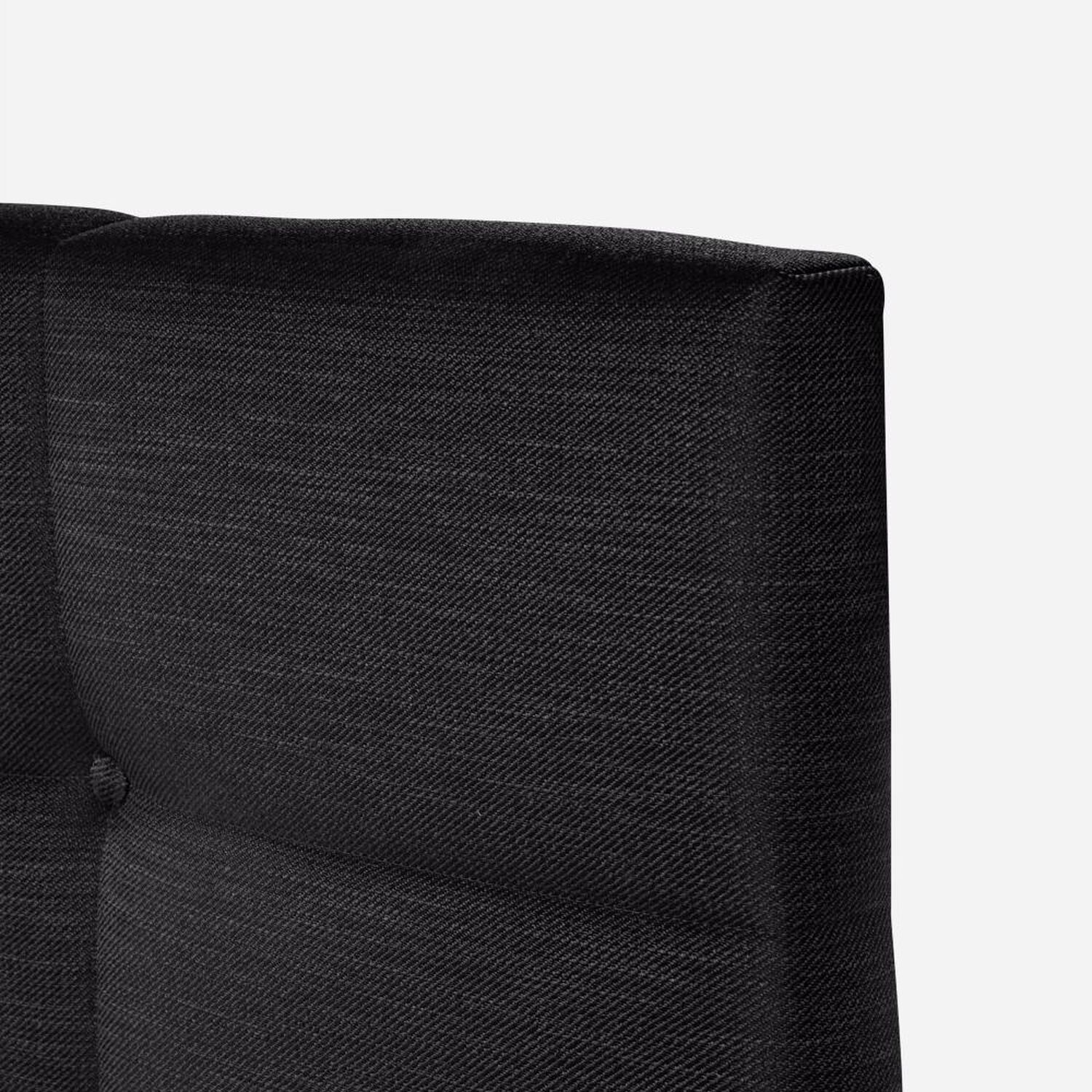 Cama Europea Rosen Indie / 2 Plazas / Base Dividida + Set De Maderas Issey Grafito image number 2.0