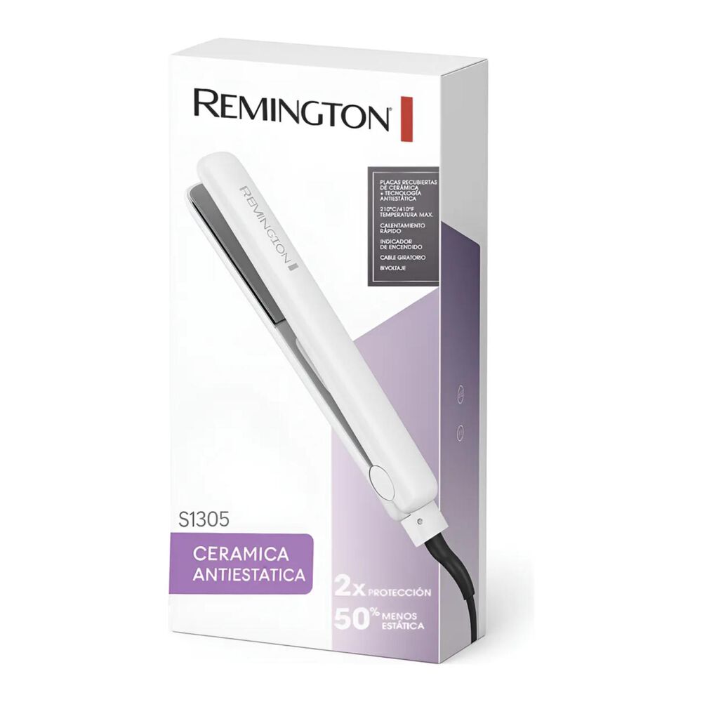 Alisador Plancha De Pelo 35w 210c Blanco S1305 Remington image number 3.0