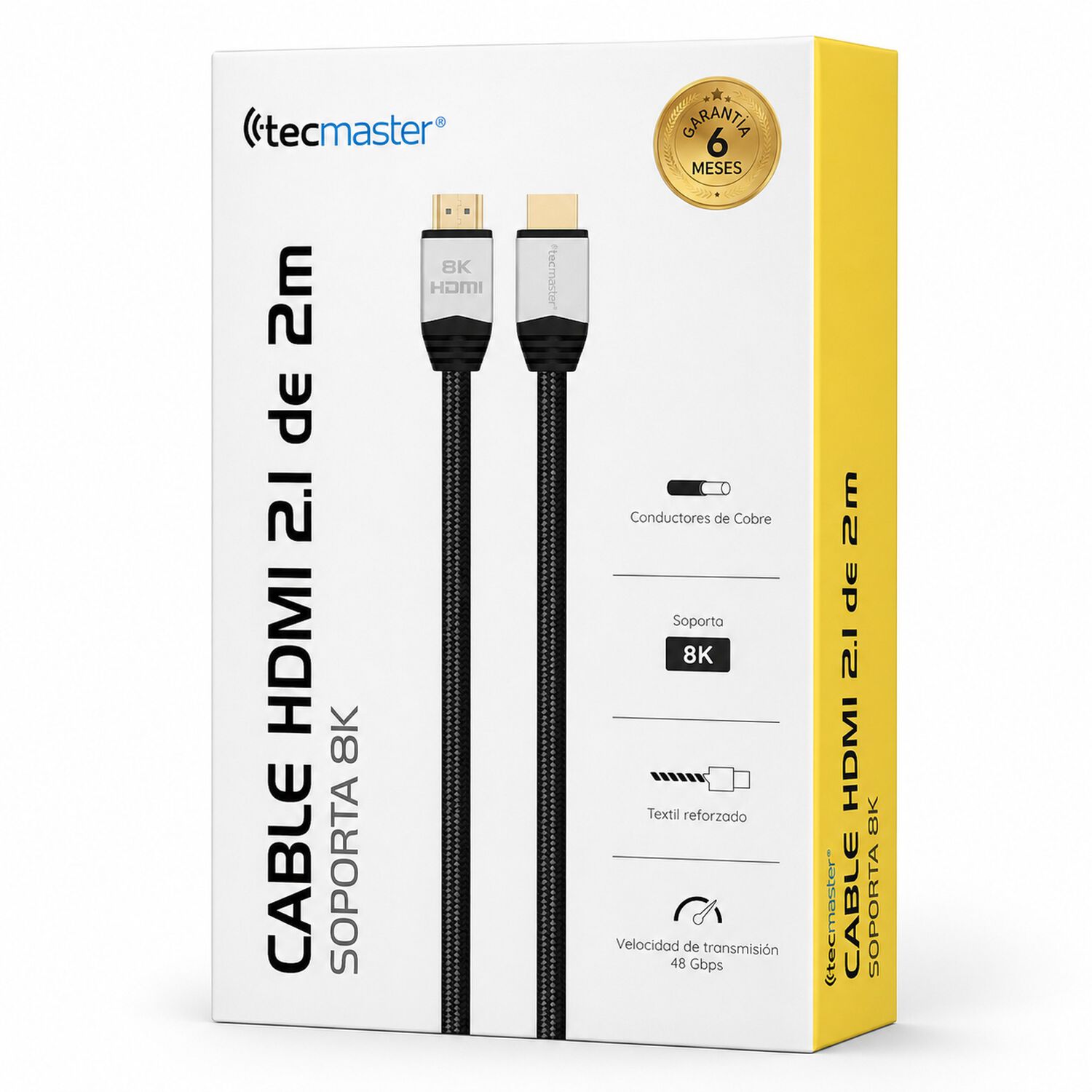 Cable Hdmi Profesional V 2.1 Uhd 8k/ 4k / 48 Gbps / 2 Metros image number 7.0