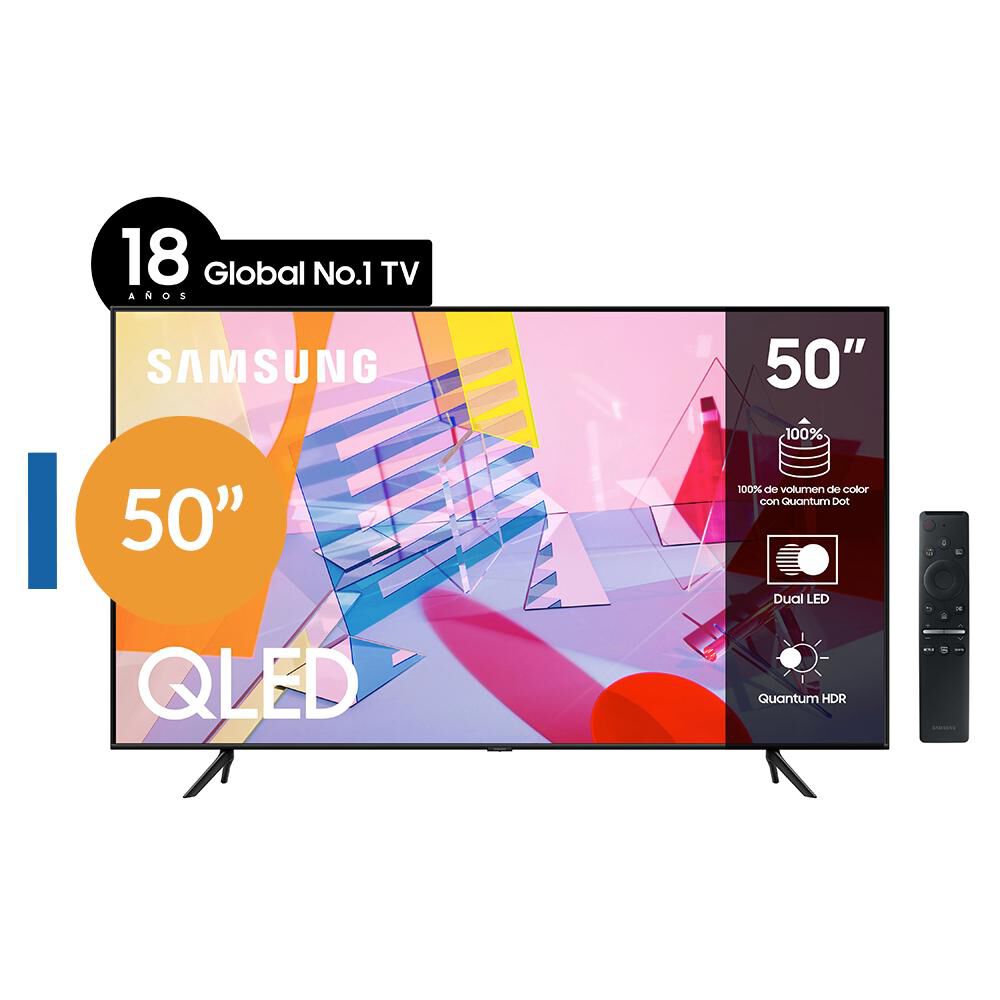 Qled Samsung Q60T / 50 " / Ultra Hd / 4k / Smart Tv image number 0.0