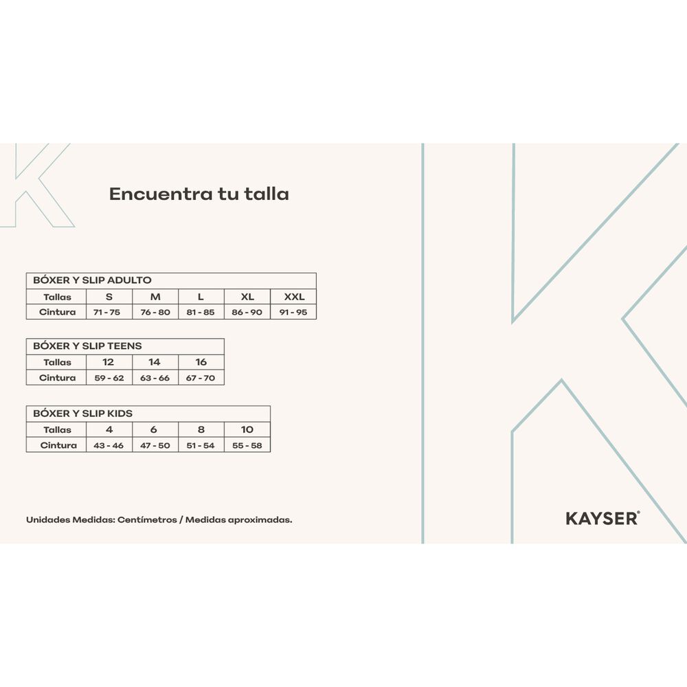 Pack 2x Boxer P29308-sur1 Kayser image number 4.0