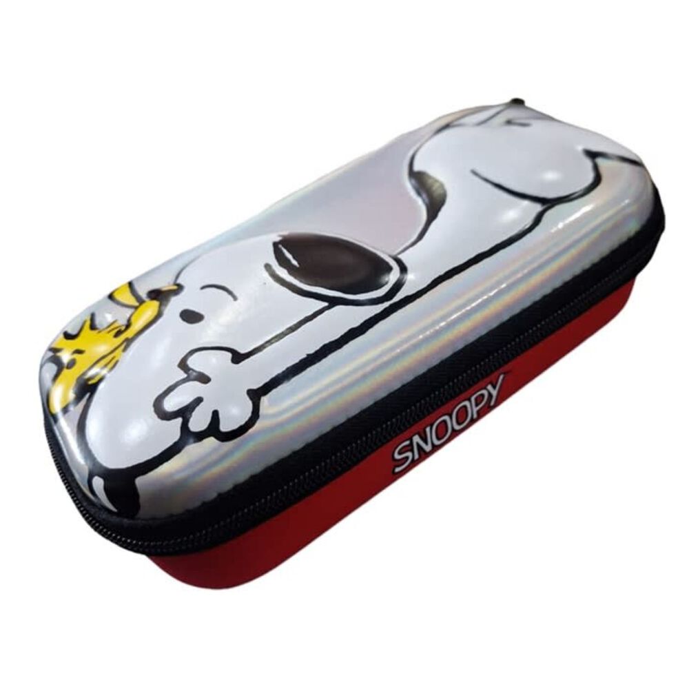 Estuche Escolar Diseño Perro Blanco Negro Rojo Niños Lapices image number 0.0