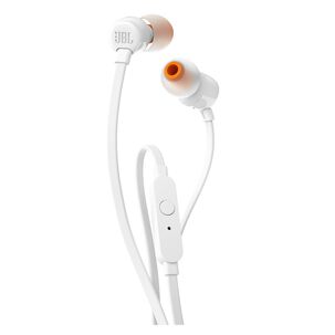 Audífonos Jbl T110 Blanco Con Manos Libre Tecnología Hi Bass
