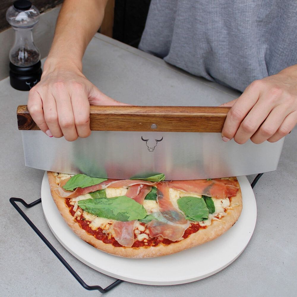 Set Pizza (piedra + Cortador) Wayu image number 3.0